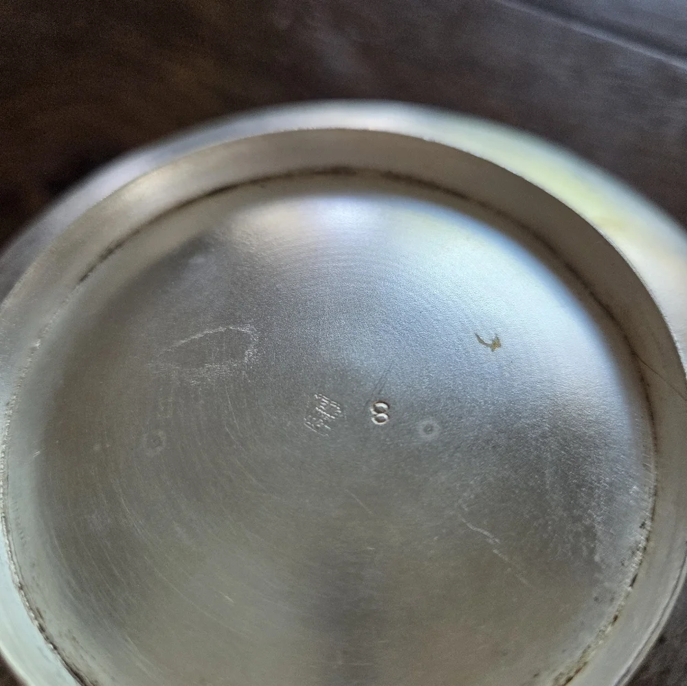 Soviet Russian Silver Plate Melchior Candy/Nut Basket 60's